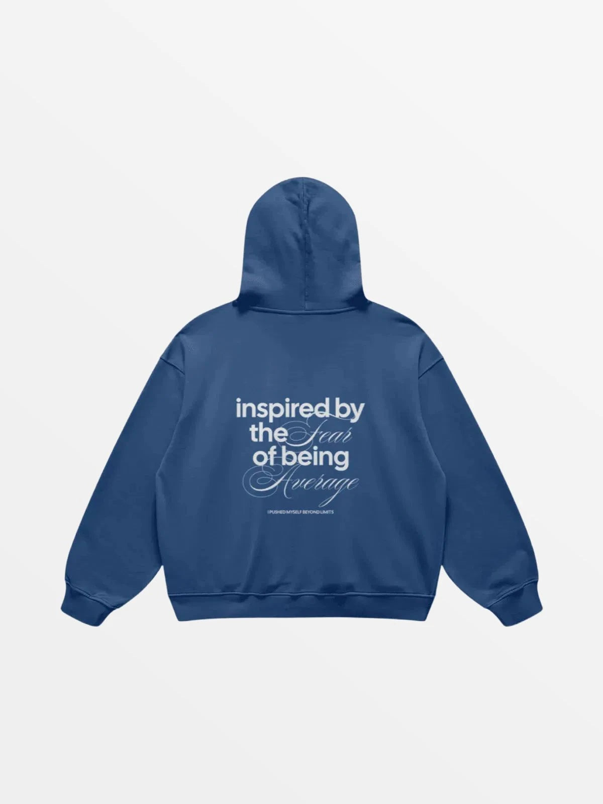 HOODIE "FEAR OF AVERAGE"-SHINEANDGLORY-SHINEANDGLORY