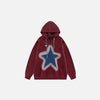 SUDADERA CON CREMALLERA "PATCHWORK OVERTailleD"
