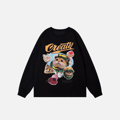 SUDADERA "GATO LINDO 9C0"