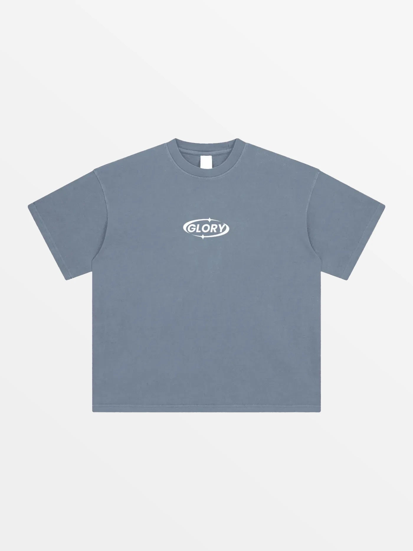 T-SHIRT "OMINE"-SHINEANDGLORY-Gris Bleu-S-SHINEANDGLORY
