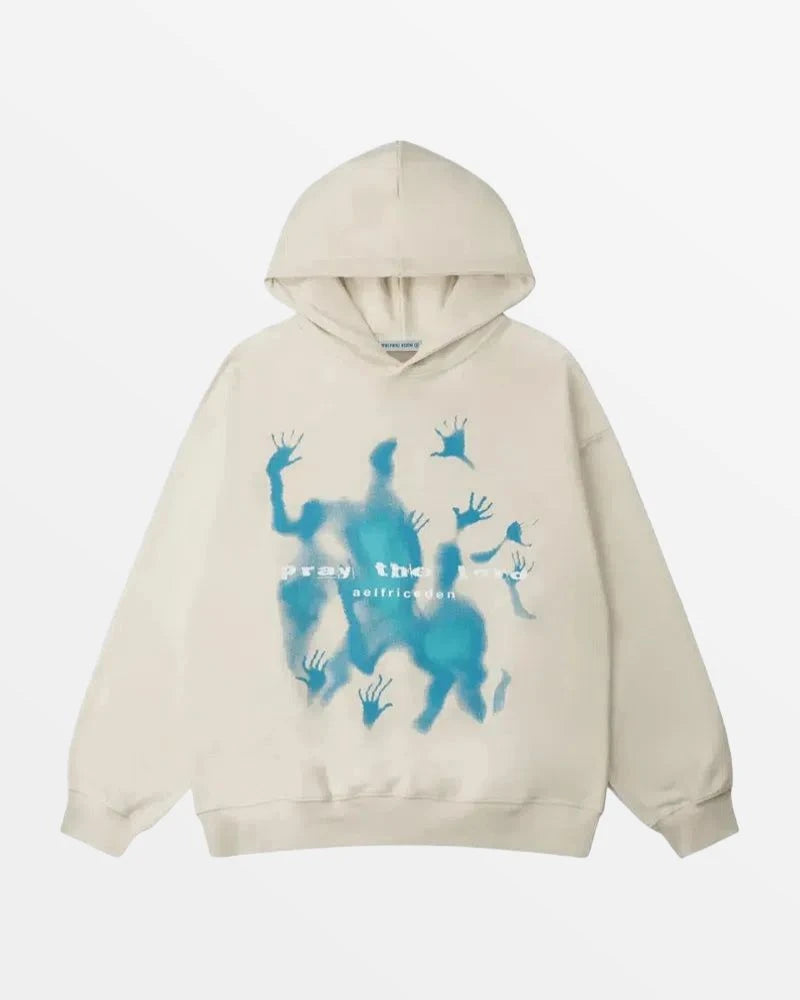 HOODIE "ANGORIA"-SHINEANDGLORY-Cream-S-SHINEANDGLORY
