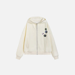 SUDADERA CON CREMALLERA "LOOSE SPORTS"