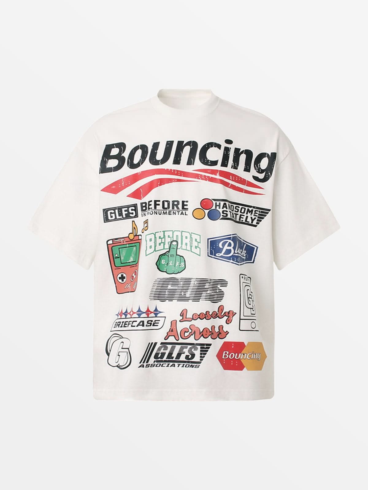 T-Shirt Gederlead Blanc — T-Shirt Streetwear Y2K ShineAndGlory