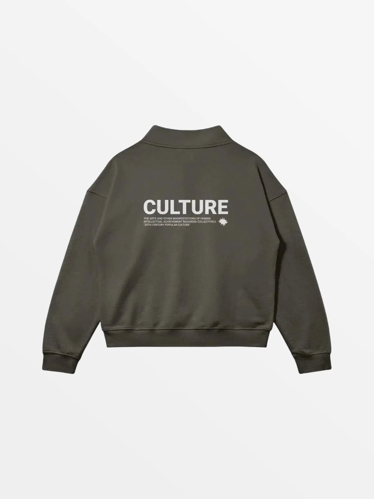HALF ZIP "CULTURE"-SHINEANDGLORY-SHINEANDGLORY