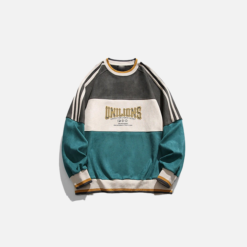 FELPA "LOOSE PATCHWORK 9B4"