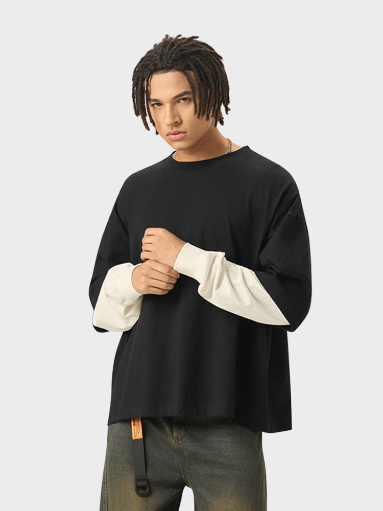 T-Shirt Manches Longues Basic Duo — T-Shirt Manches Longues Streetwear Y2K ShineAndGlory