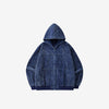 SUDADERA CON CREMALLERA "WASHED"