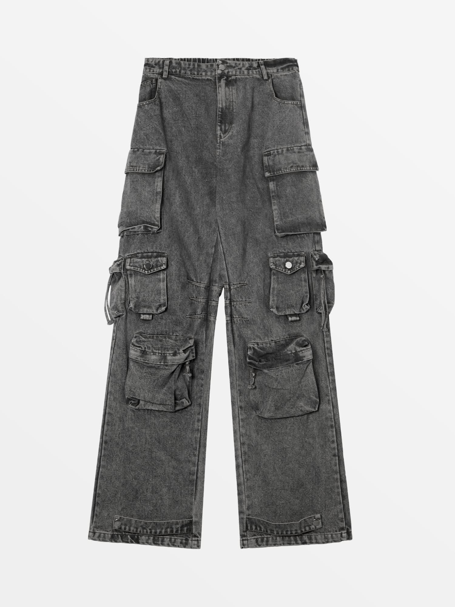 Jean Wanmim Gris foncé — Jean Denim Streetwear Y2K ShineAndGlory