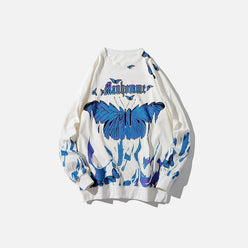 SUDADERA "BUTTERFLY BLUE"