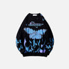 SUDADERA "BUTTERFLY BLUE"