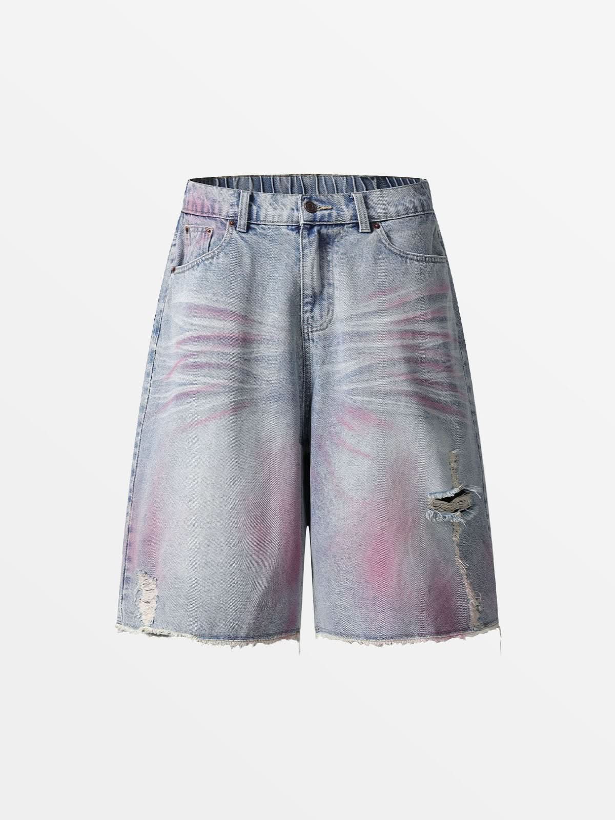 Short en Jean Kobal Bleu — Short Denim Streetwear Y2K ShineAndGlory