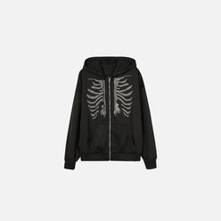 SUDADERA CON CREMALLERA "BONE CHILL"
