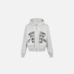 SUDADERA CON CREMALLERA "MOTIVACIONAL"
