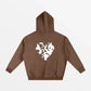 HOODIE "LOVE"-SHINEANDGLORY-SHINEANDGLORY