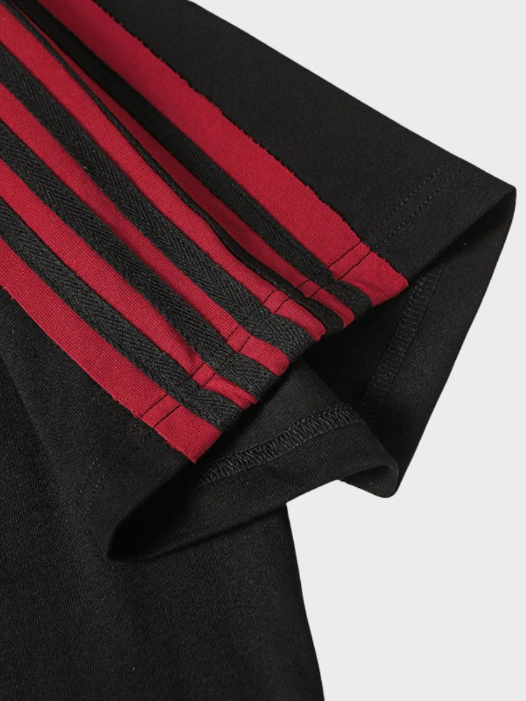 T-Shirt Performance Striped — T-Shirt Streetwear Y2K ShineAndGlory