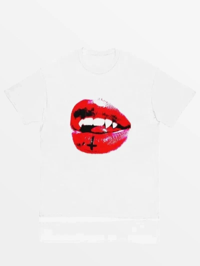 T-SHIRT "VAMPMOUTH"-Glory-Blanc-S-Glory