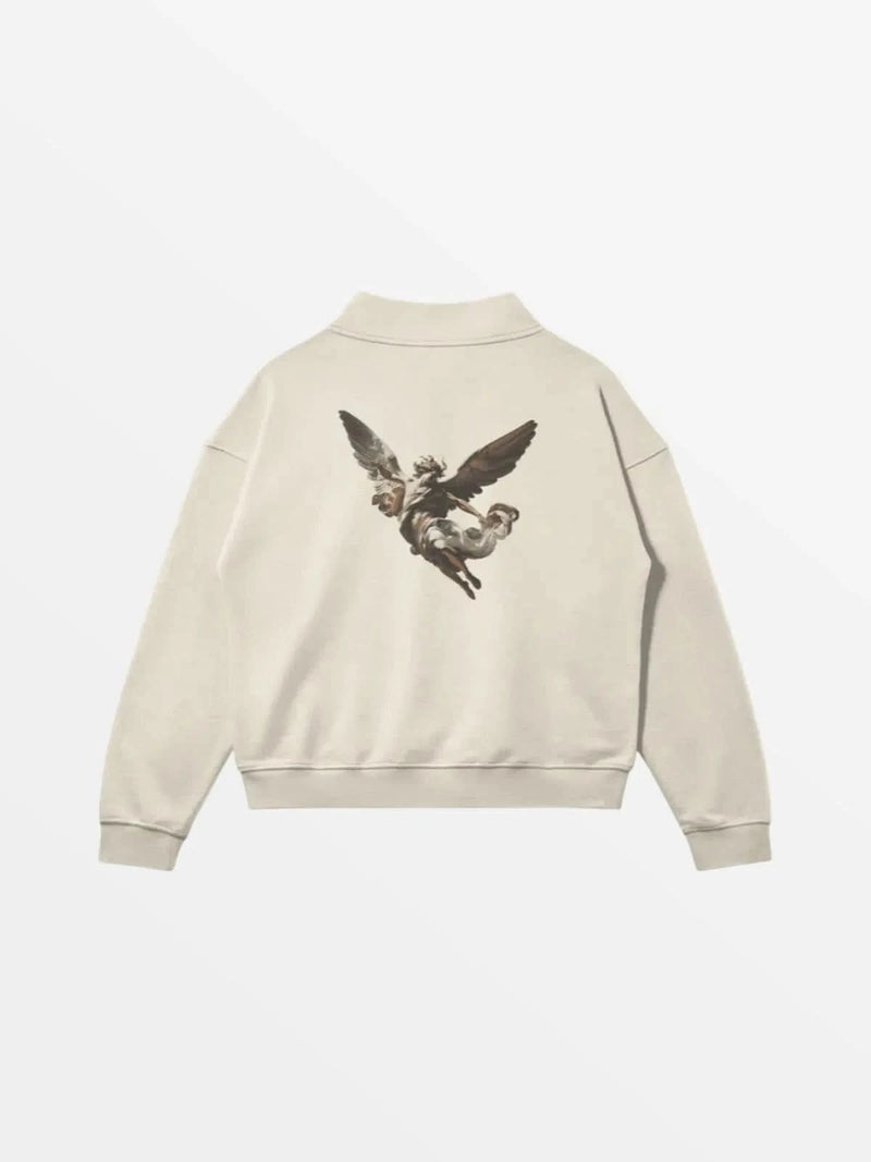 HALF ZIP "ANGEL"-SHINEANDGLORY-SHINEANDGLORY