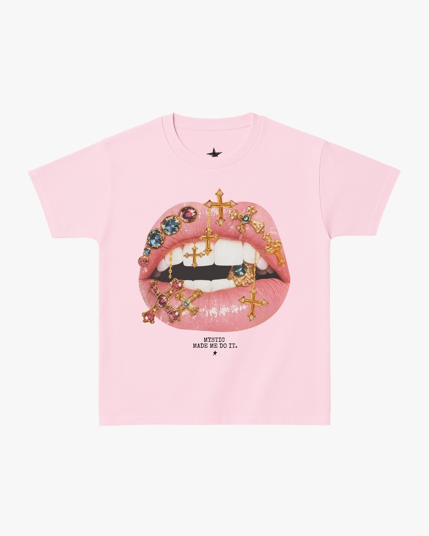 T-Shirt Gem Kiss Rose — T-Shirt Streetwear Y2K ShineAndGlory