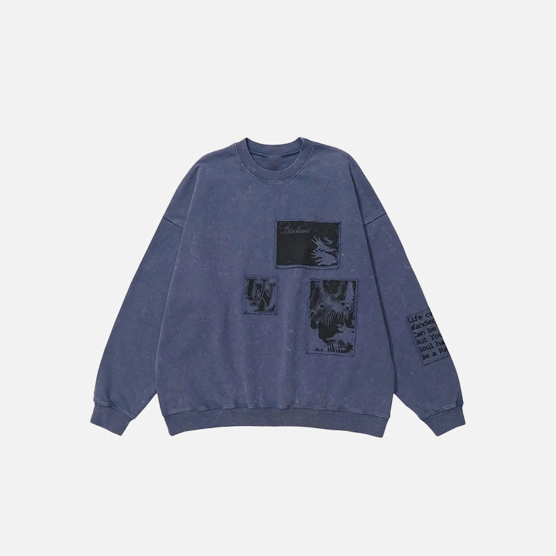 FELPA "URBAN PATCHWORK"