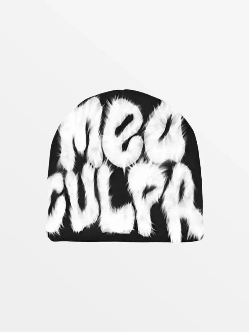 Bonnet Meaculpa Noir — Bonnet Beanie Streetwear Y2K ShineAndGlory