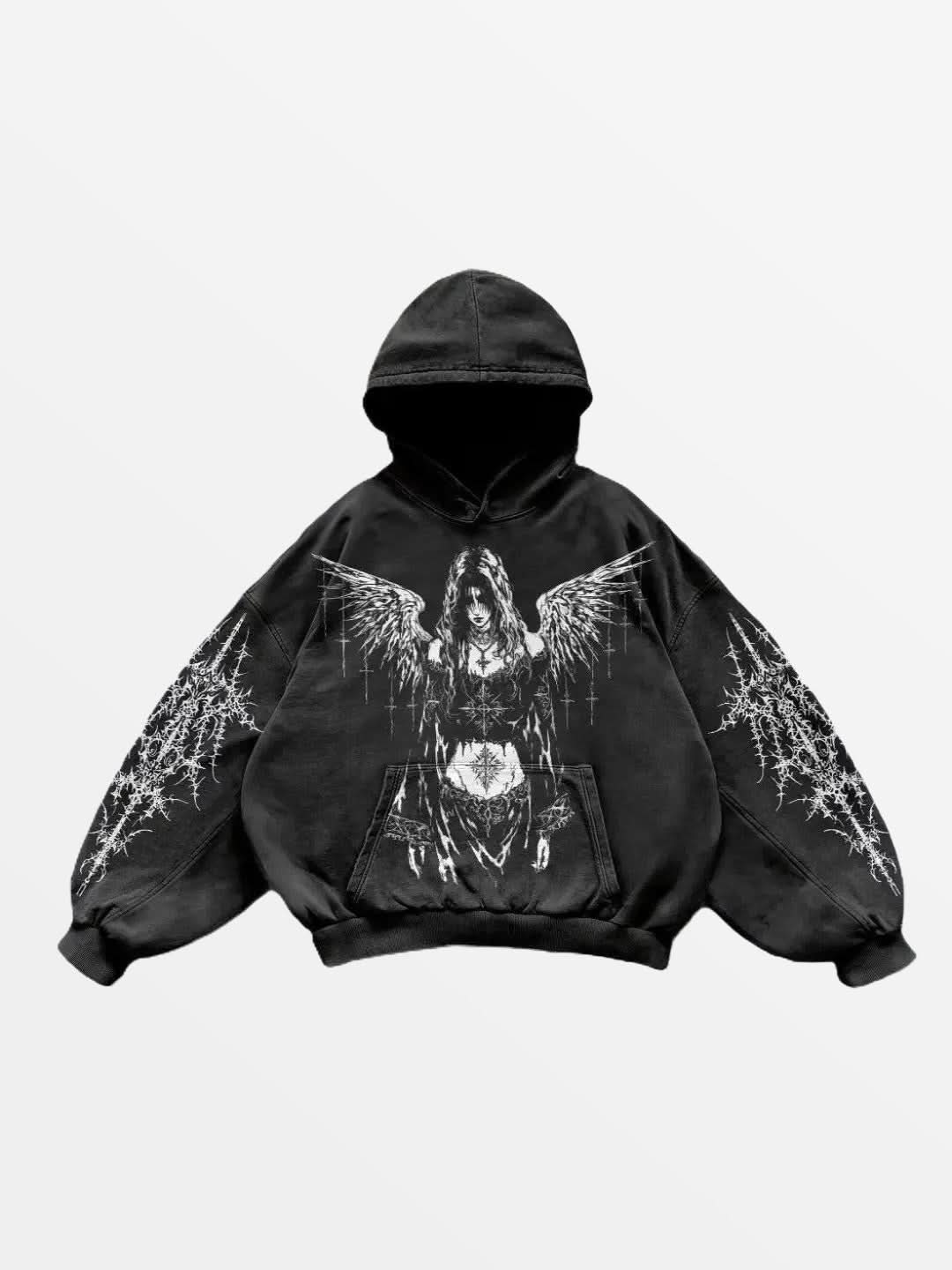 Hoodie Casio Noir — Hoodie Streetwear Y2K ShineAndGlory