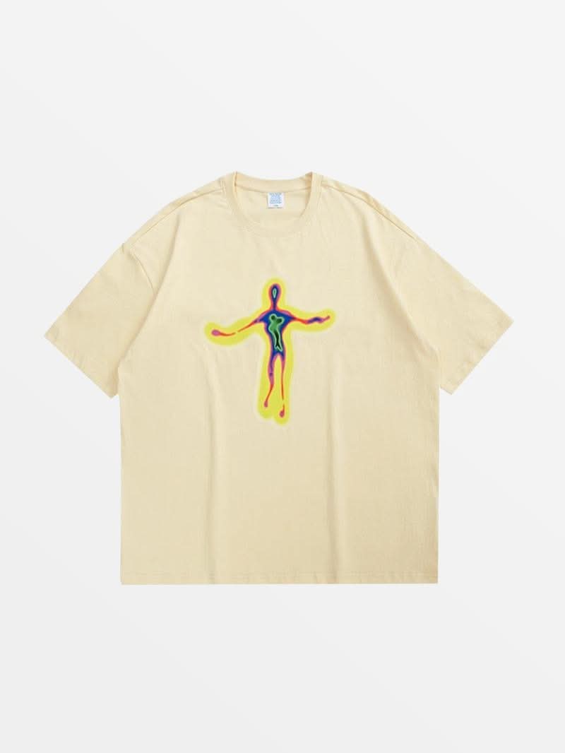 T-Shirt Maiz Beige — T-Shirt Streetwear Y2K ShineAndGlory