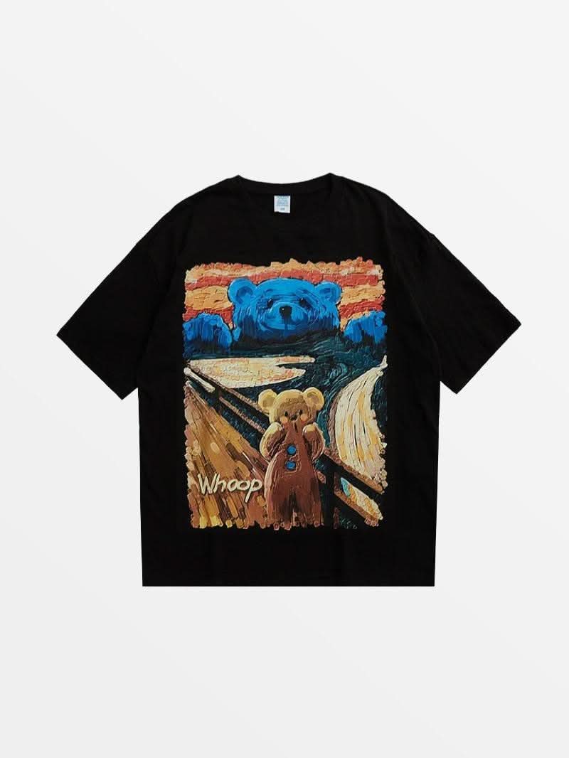 T-Shirt Whoop Noir — T-Shirt Streetwear Y2K ShineAndGlory