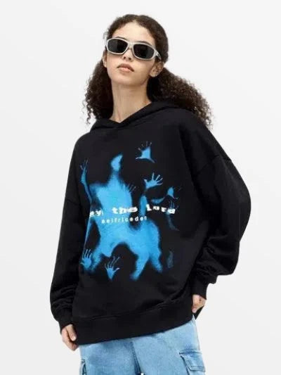 HOODIE "ANGORIA"-SHINEANDGLORY-SHINEANDGLORY
