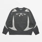 KNIT "CIRCLE STAR" - gloryclothing - streetwear - y2k