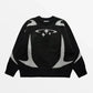 KNIT "CIRCLE STAR" - gloryclothing - streetwear - y2k