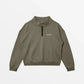 HALF ZIP "GANJI"-SHINEANDGLORY-Charcoal Grey-S-SHINEANDGLORY