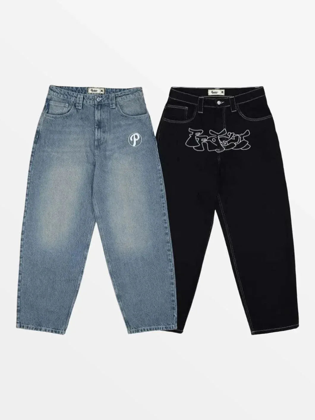 Jean Podium Bleu — Pantalon Streetwear Y2K ShineAndGlory