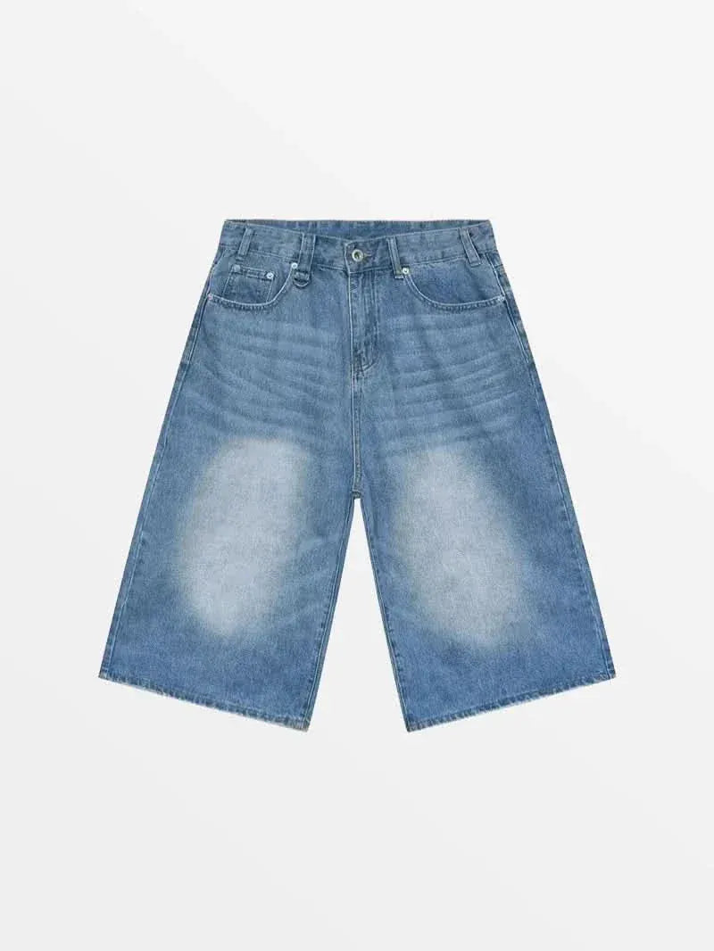 Short en Jean Antare Bleu clair — Short Denim Streetwear Y2K ShineAndGlory
