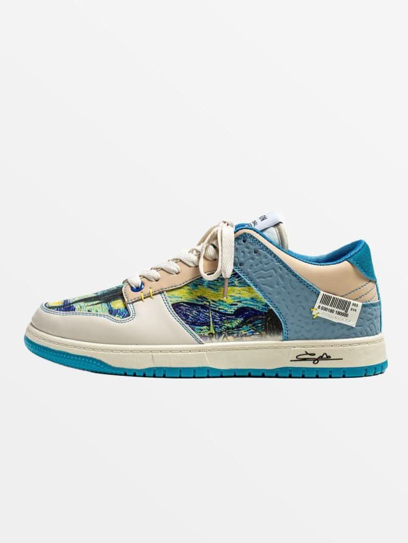 Sneakers Waves Bleu — Sneakers Baskets Streetwear Y2K ShineAndGlory