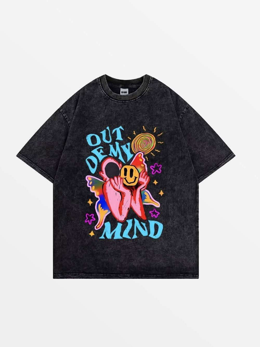 T-Shirt Mymind Noir — T-Shirt Streetwear Y2K ShineAndGlory