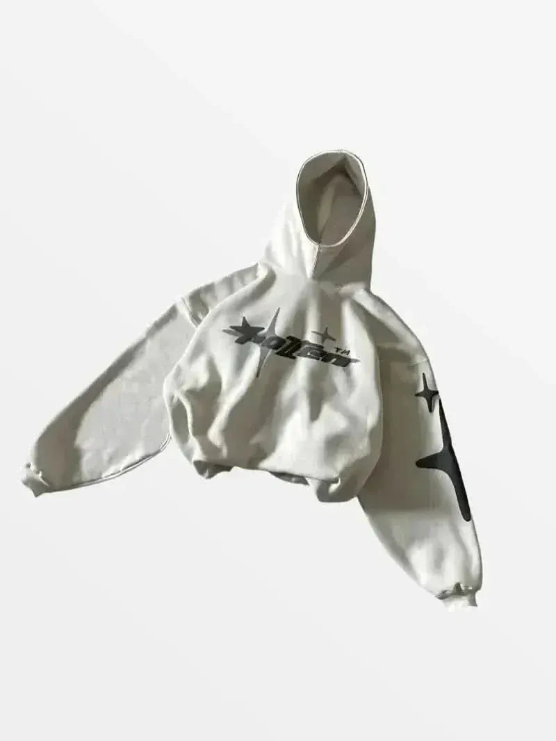 Hoodie Pamara Noir — Hoodie Streetwear Y2K ShineAndGlory