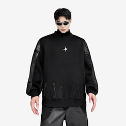 SUDADERA "MALLA TEXTURIZADA"