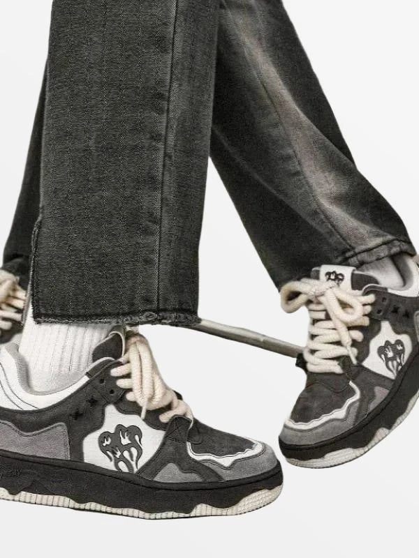 SHOES "FLAME" - gloryclothing - streetwear - y2k