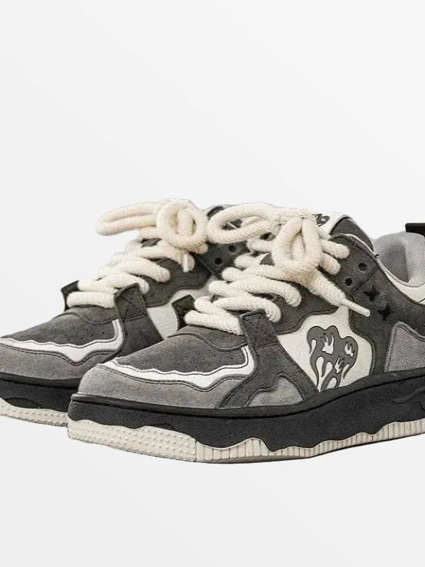 SHOES "FLAME" - gloryclothing - streetwear - y2k