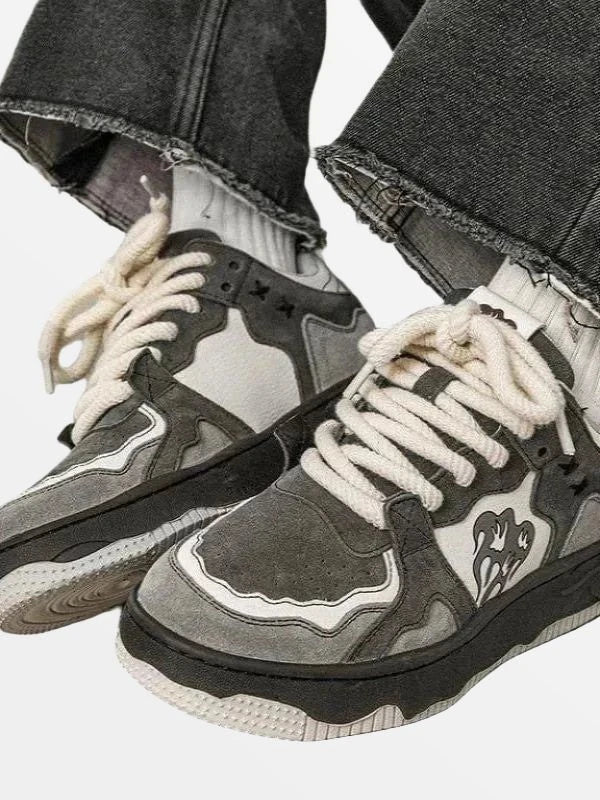 SHOES "FLAME" - gloryclothing - streetwear - y2k
