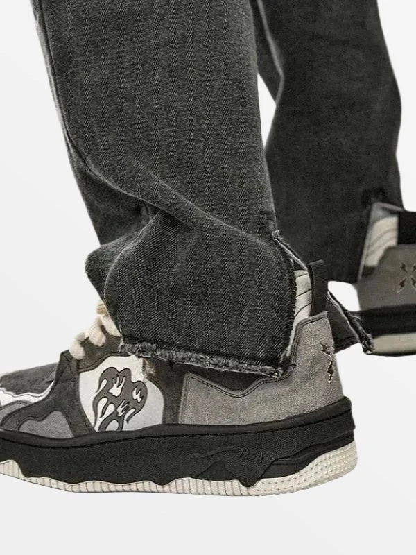 SHOES "FLAME" - gloryclothing - streetwear - y2k