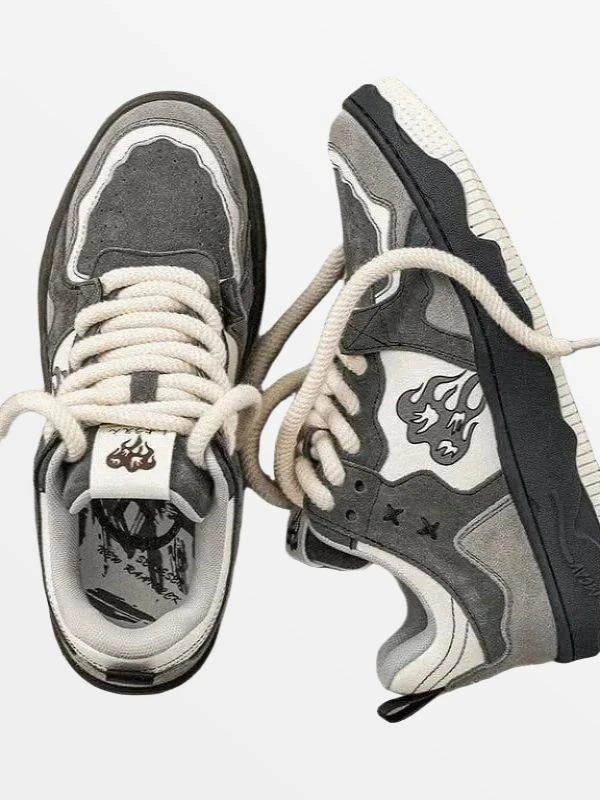 SHOES "FLAME" - gloryclothing - streetwear - y2k