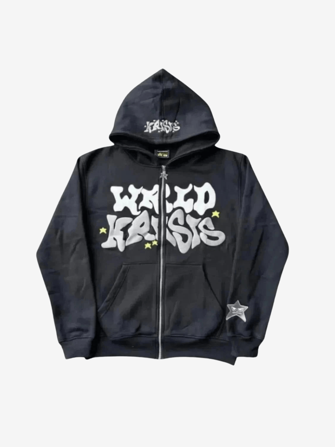 Zip Up Hoodie Graph — Y2K Oversized Streetwear – SHINEANDGLORY Zip Up Hoodie Graph — Y2K Oversized Streetwear – SHINEANDGLORY