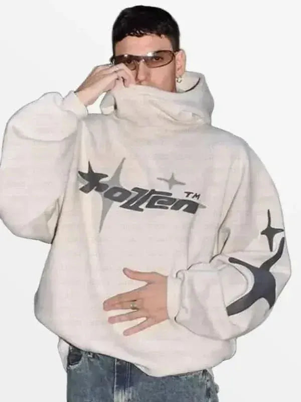 Hoodie Frozen Gris — Hoodie Streetwear Y2K ShineAndGlory