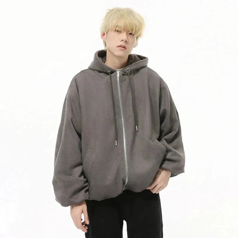 SUDADERA CON CREMALLERA "OVERTailleD CASUAL"