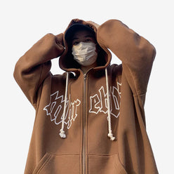 SUDADERA CON CREMALLERA "GOTHIC ARCH"