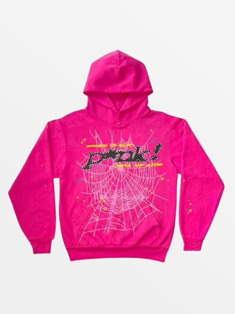 Hoodie Pink Cloud Rose — Hoodie Streetwear Y2K ShineAndGlory