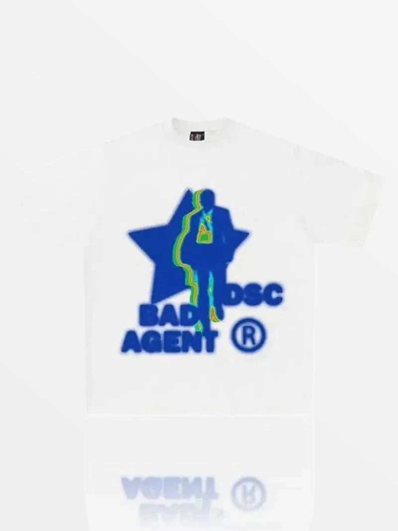 T-SHIRT "BAD AGENT"-Glory-Blanc-S-Glory