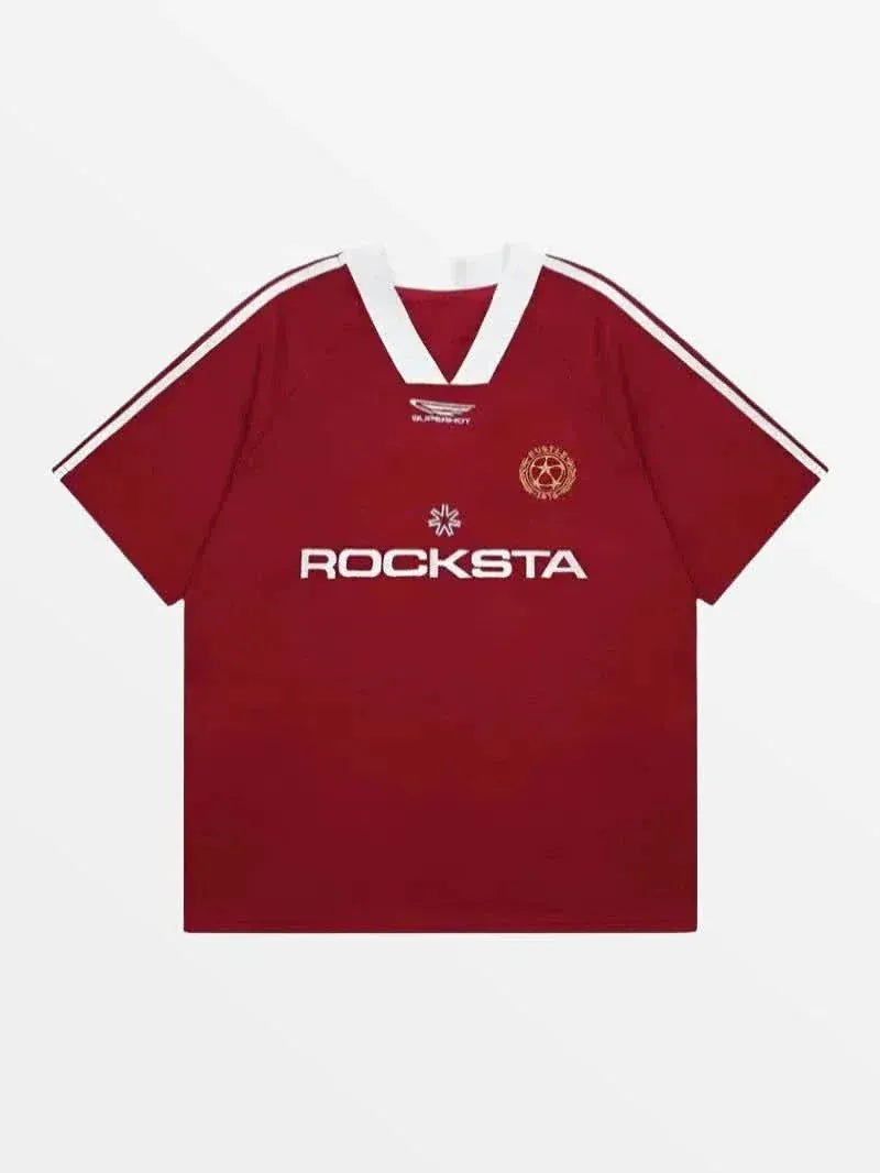 T-Shirt Rocksta Rouge — T-Shirt Streetwear Y2K ShineAndGlory