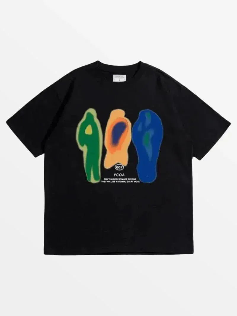 T-Shirt Spectre Noir — T-Shirt Streetwear Y2K ShineAndGlory